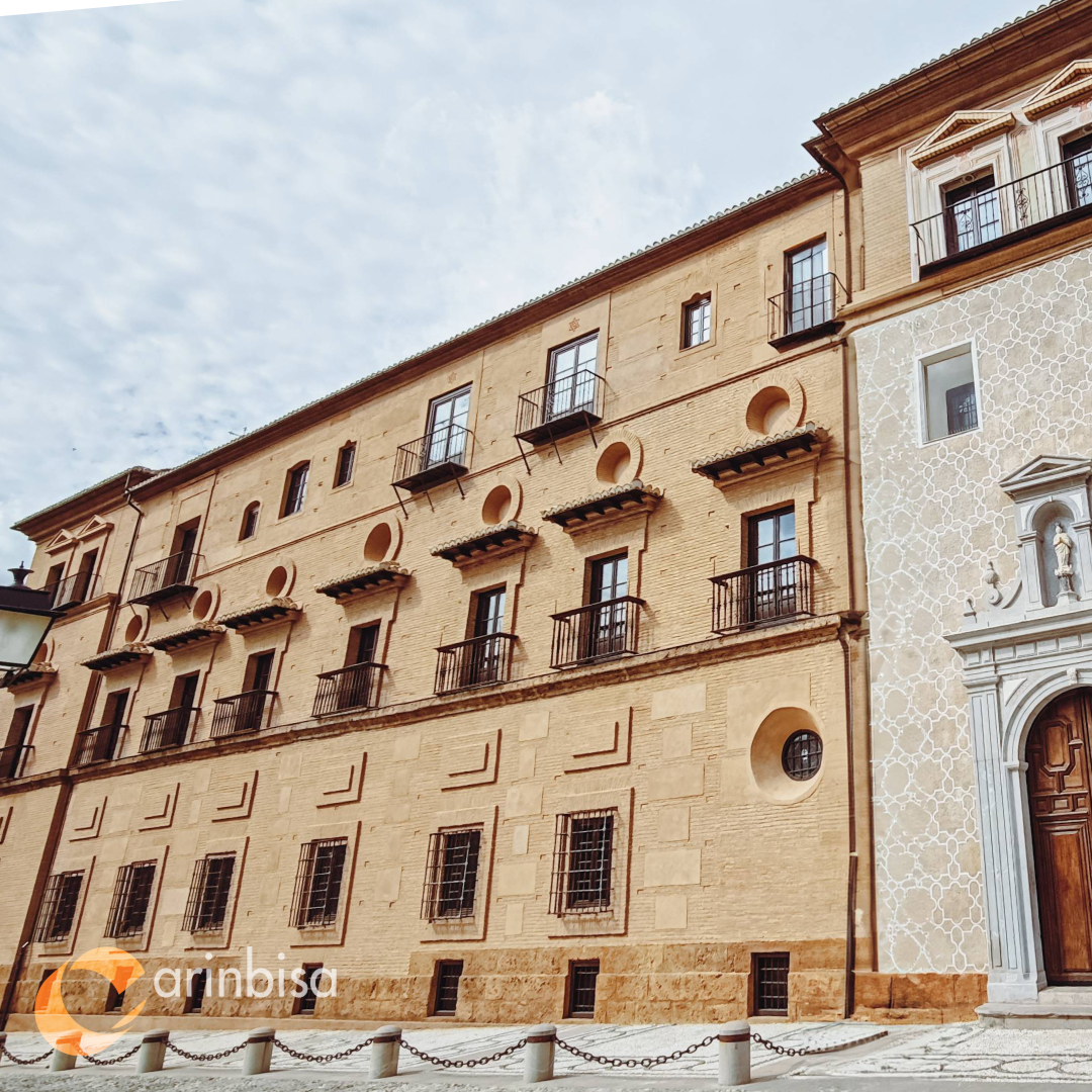 Detalle de carpintería de madera en la Abadía del Sacromonte